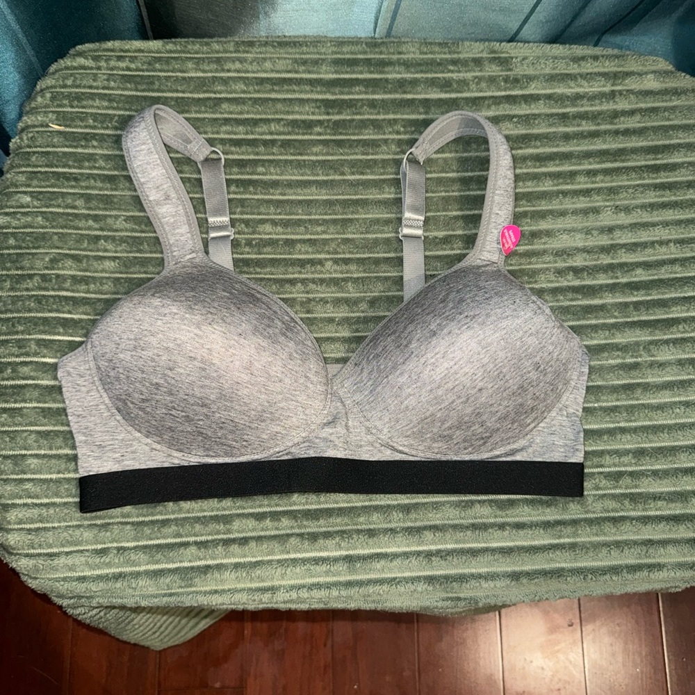 Zone Pro Heather Gray Women's Sports Bra
